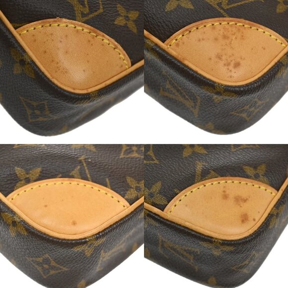 LOUIS VUITTON Danube Shoulder Bag Monogram Leather Brown France - Picture 9 of 16